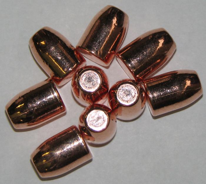 40 cal 180gr RNFP .400 copper plated bullets 250ct For Sale at